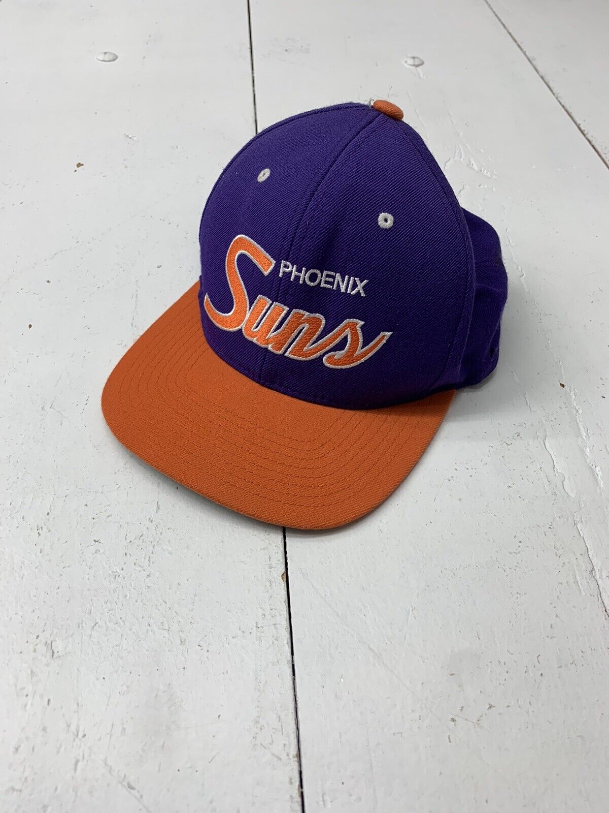 Men's Mitchell & Ness x Lids Purple/White Phoenix Suns Hardwood Classics Shockwave Snapback Hat