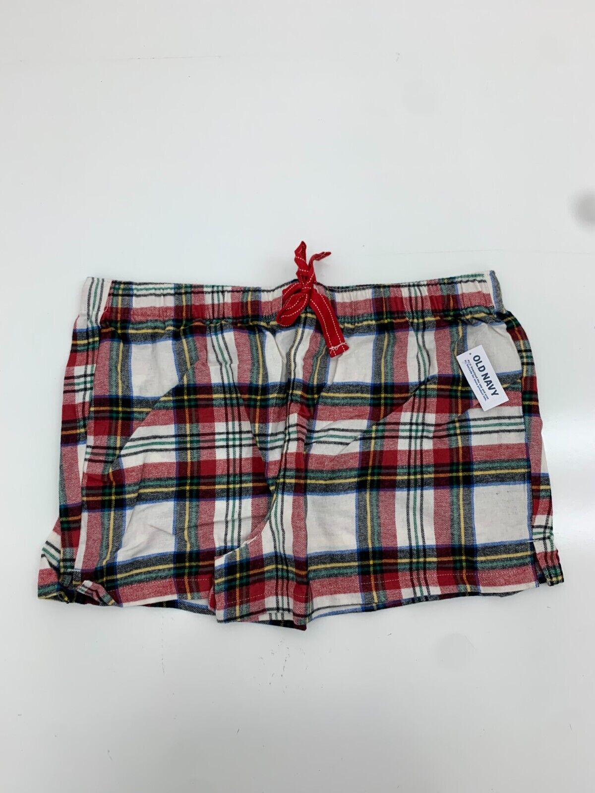 Old Navy Womens Red Plaid Pajama Shorts Size Large