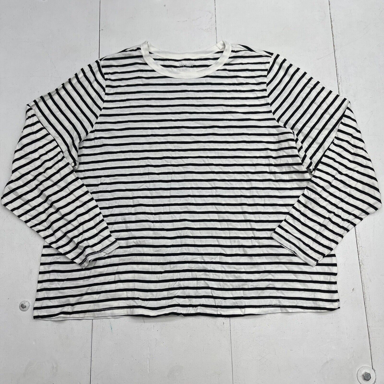 Long-Sleeve EveryWear Striped T-Shirt for Women