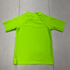 Kaku Nanu Bright Lime Green Short Sleeve Rash Guard Boys Size 5