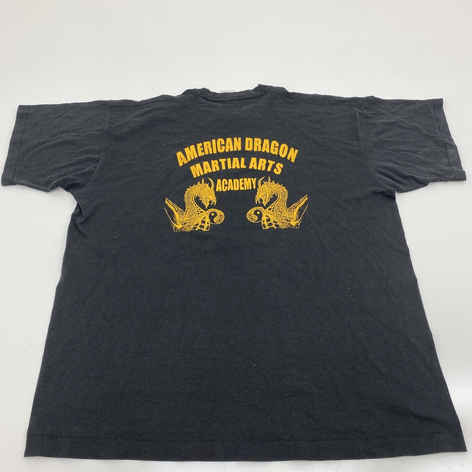 Vintage America Dragon Martial Arts Academy T-Shirt Made in USA