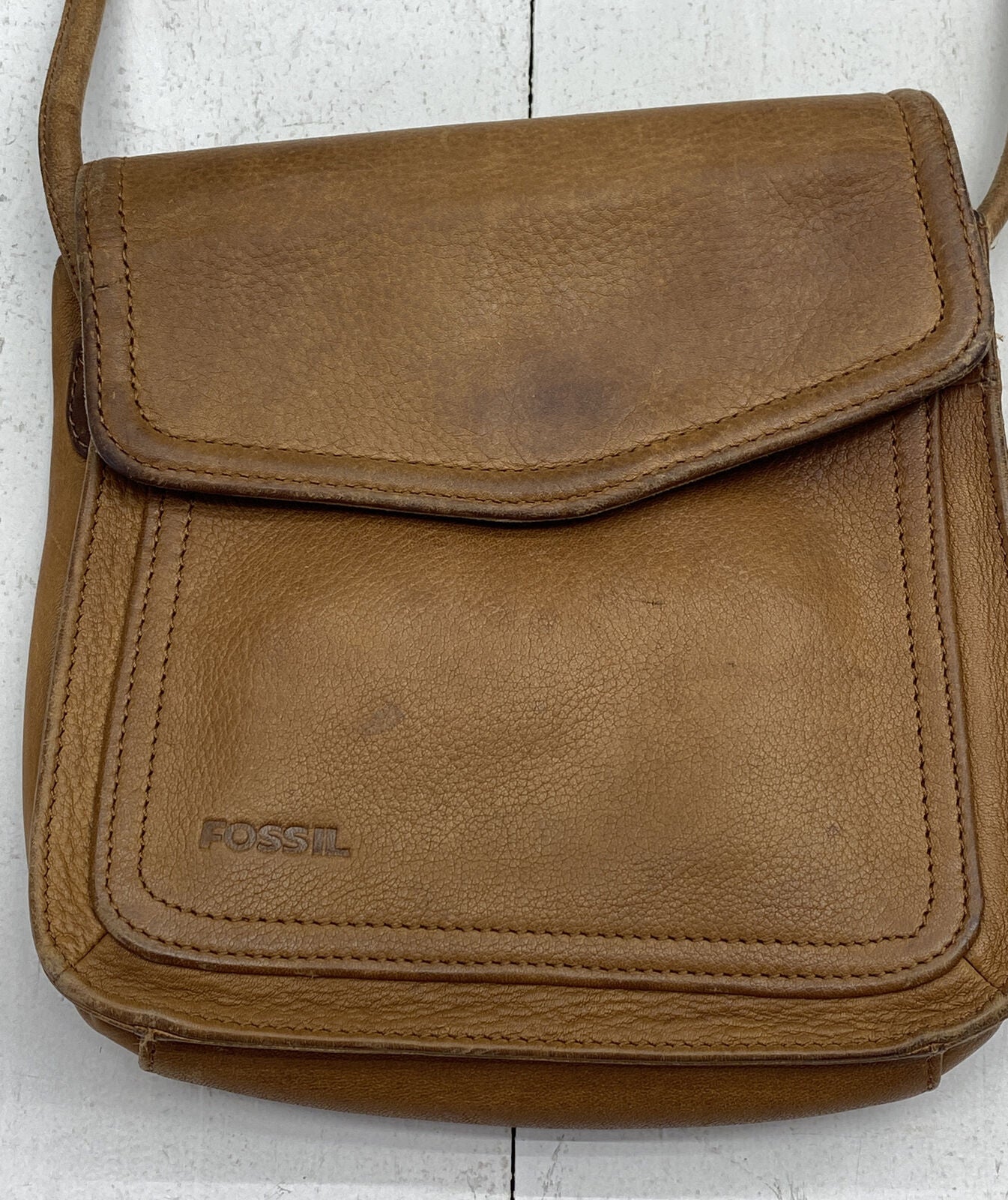 Fossil Purse Handbag Black Genuine Leather Black Key American Classic 75082  | eBay