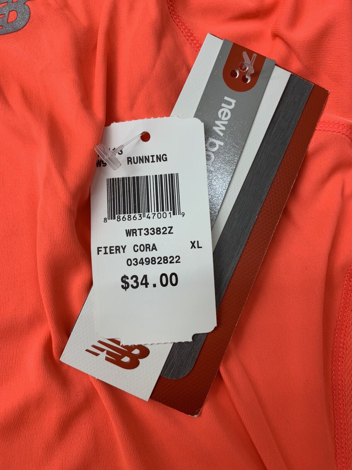 New Balance Womens Neon Orange Long Sleeve Athletic Shirt Size XL - beyond  exchange
