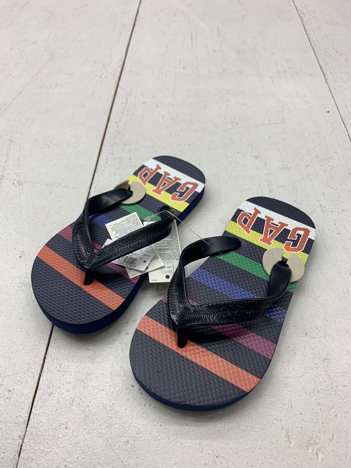 Gap Kids Unisex Dark Blue Flip Flops Size 12/13