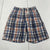 Oshkosh B’gosh Blue Plaid Pull On Shorts Youth Boys Size 6