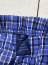 Mens Blue Plaid Pajama Pants Size Medium