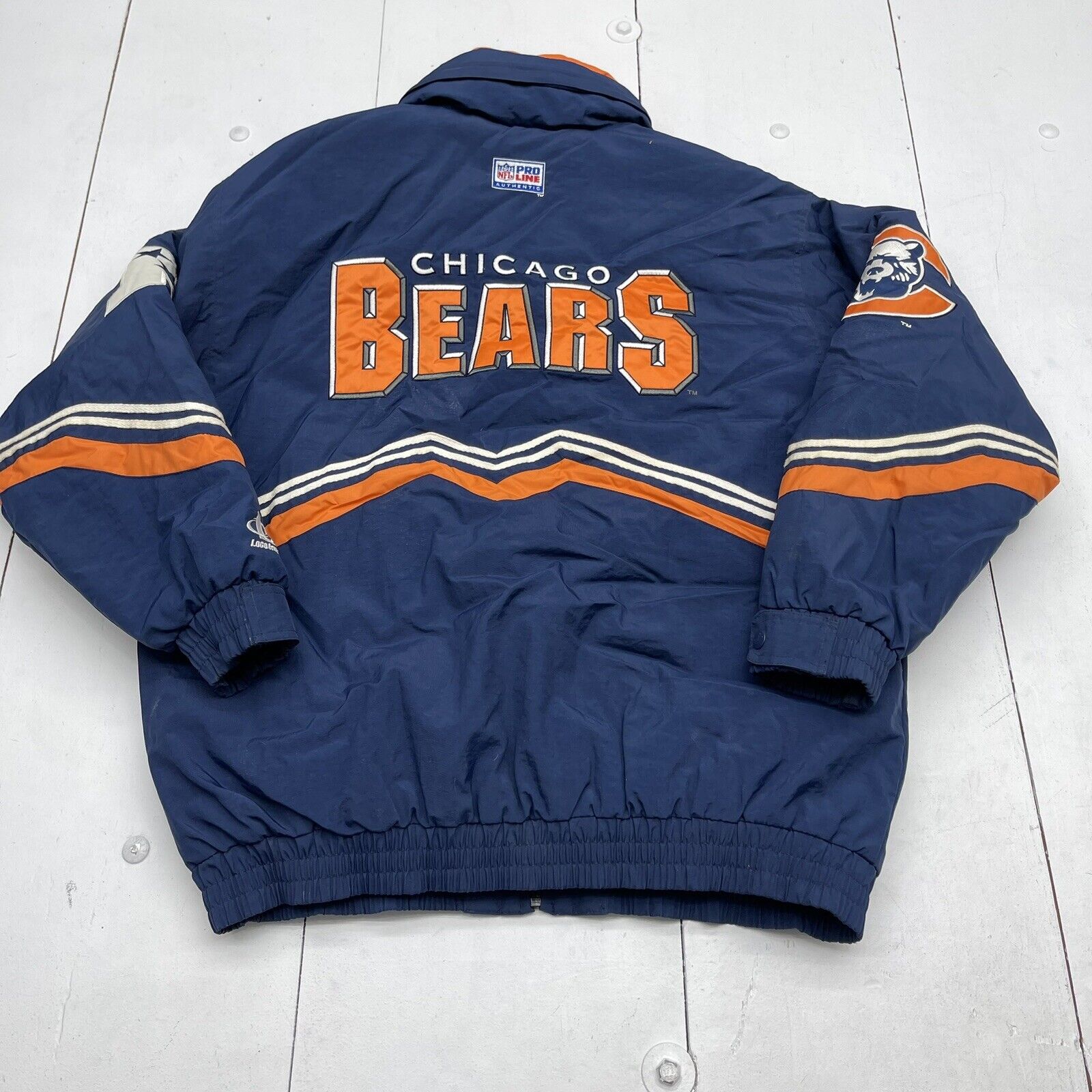 Vintage Chicago Bears Pro Player Puffer Jacket sz L