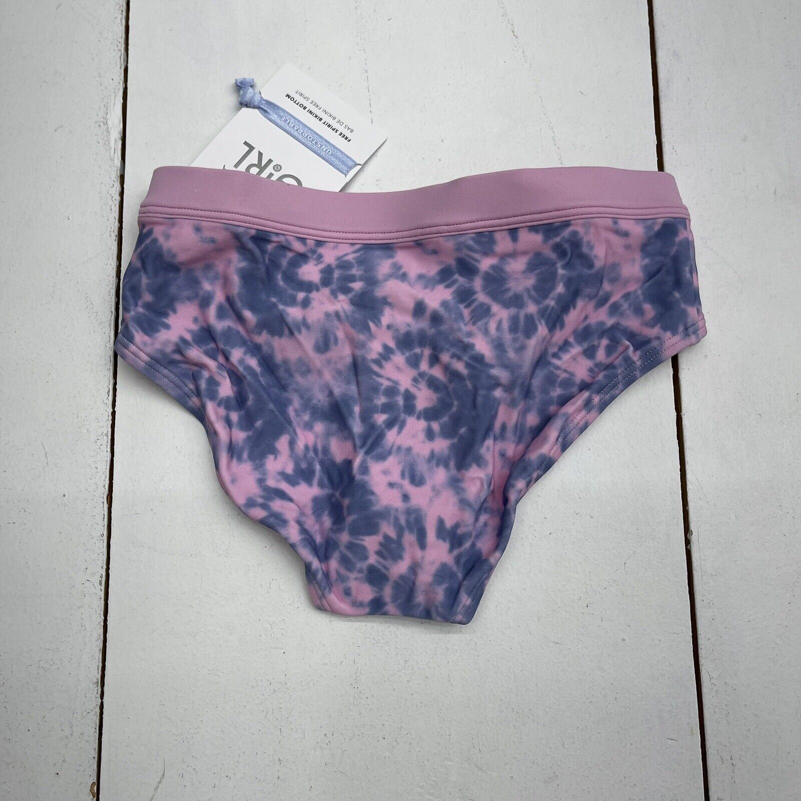 Athleta Girl Free Spirit Pink Blue Tie Dye Bikini Bottoms Size Medium -  beyond exchange