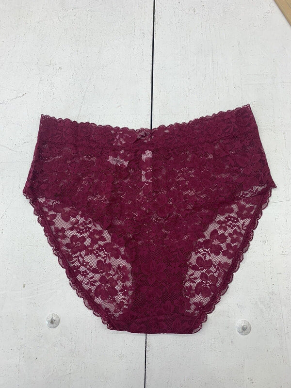 Auden Purple Ribbed Bikini Underwear Women's Size Medium NEW - beyond  exchange