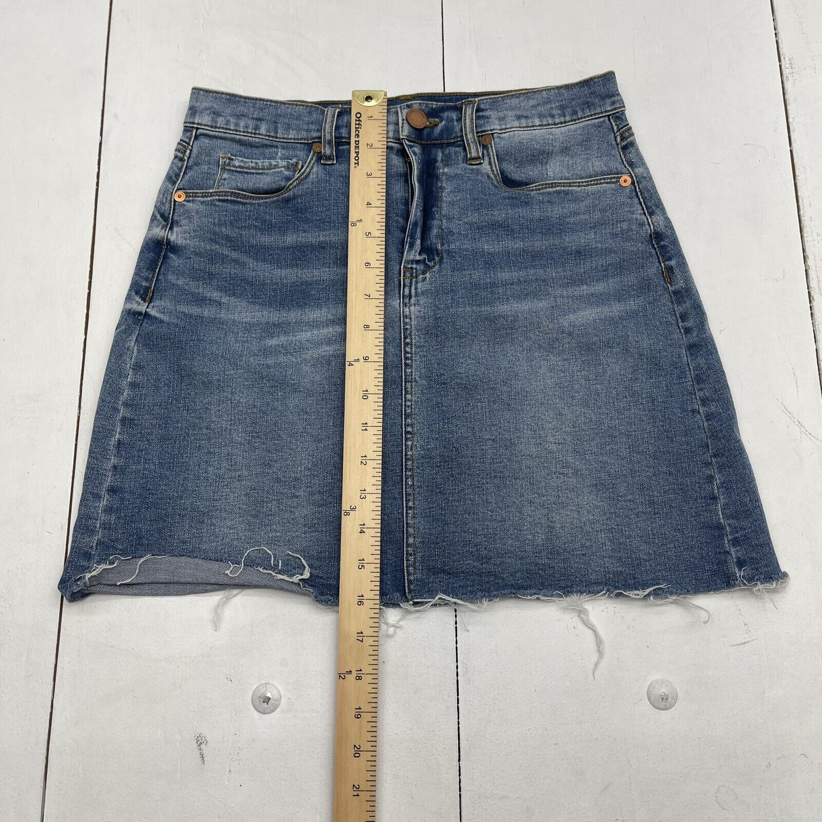 Blank NYC Blanknyc Button Front Denim Skirt, $88 | Nordstrom | Lookastic