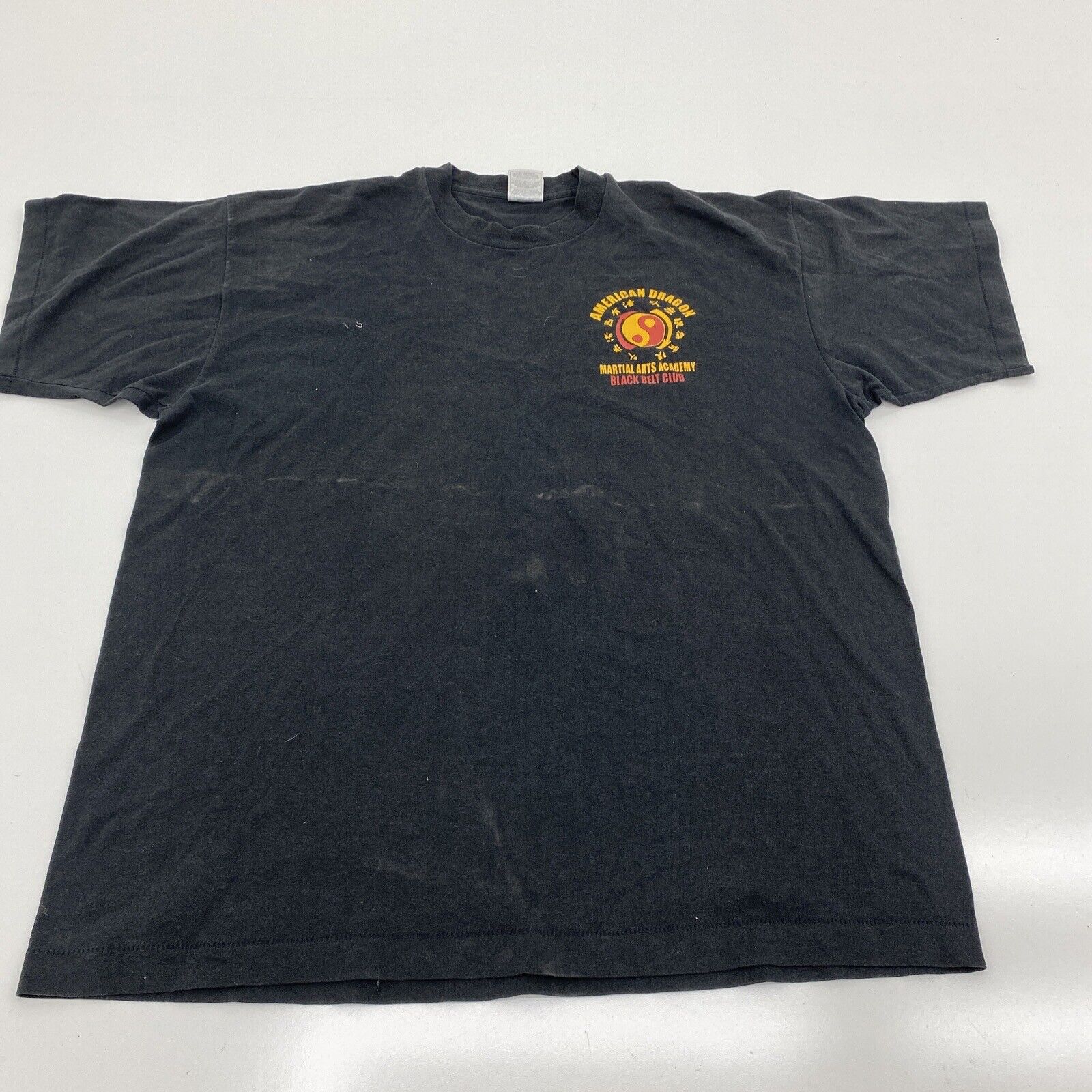 Vintage America Dragon Martial Arts Academy T-Shirt Made in USA