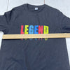 Black Graphic “Legend” Printed Short Sleeve T-Shirt Boys Size 11 NEW