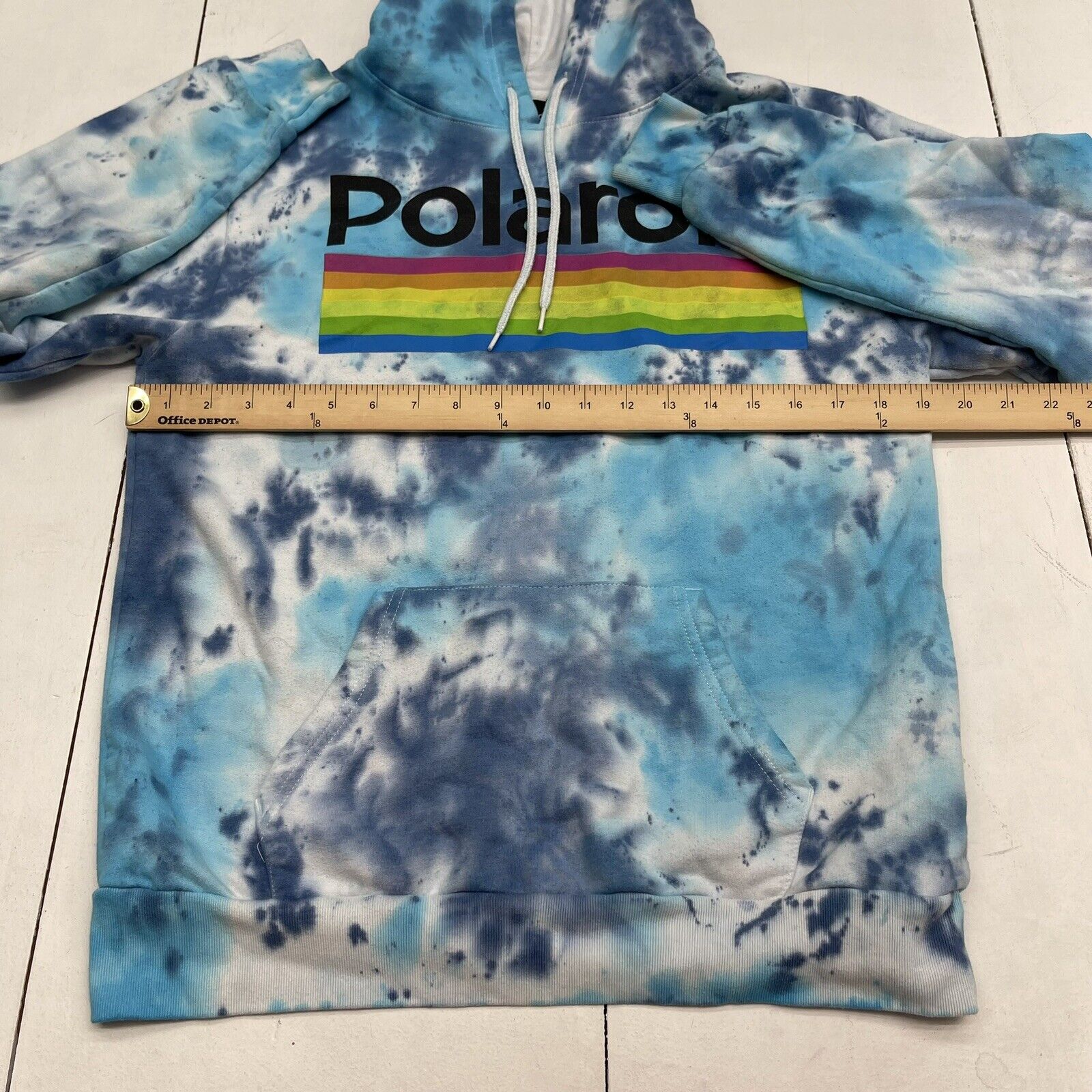 Polaroid hoodie tie discount dye