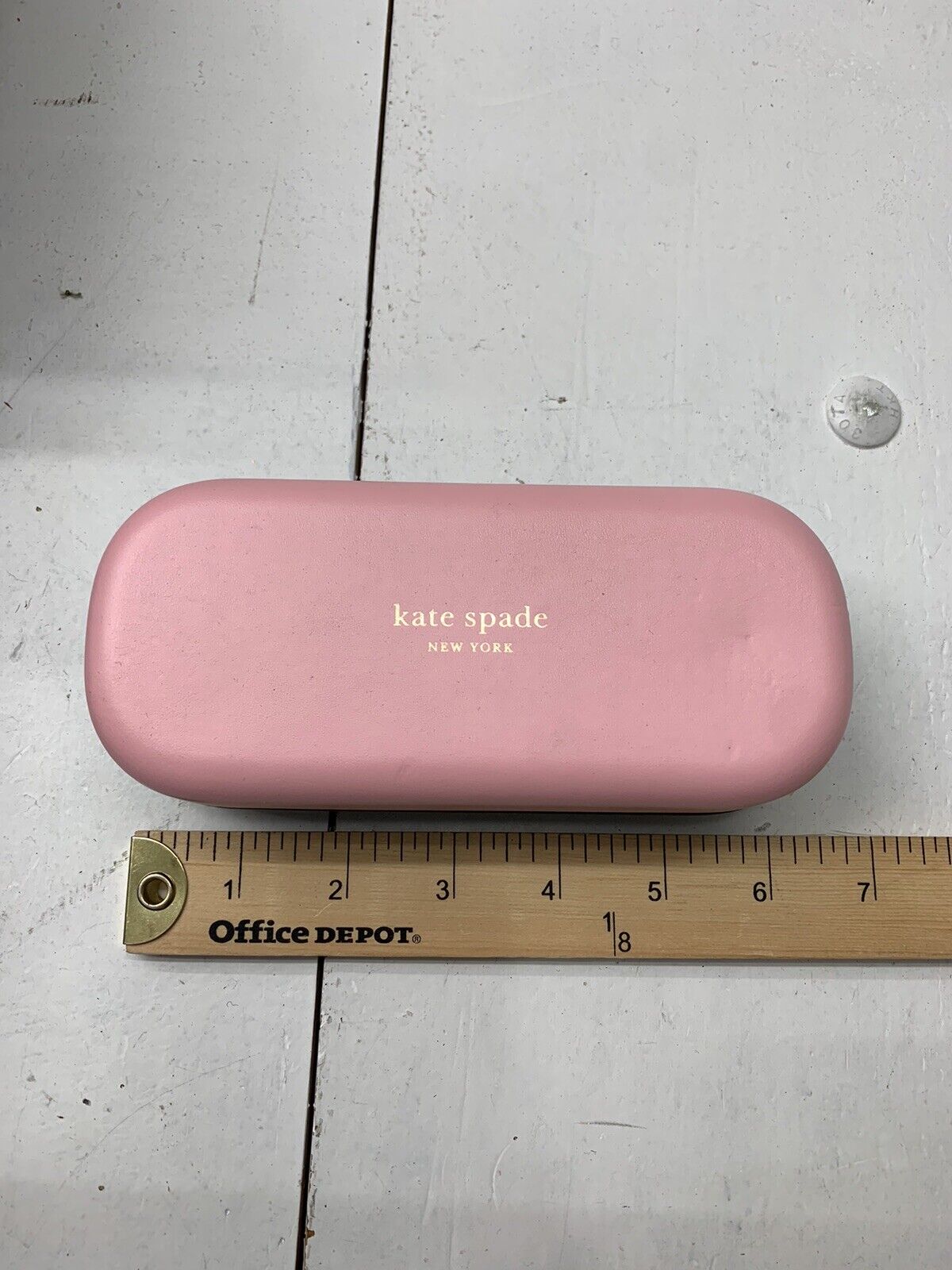 Kate Spade Sunglasses Reading Glasses Case ONLY New With Cloth Pink/Green