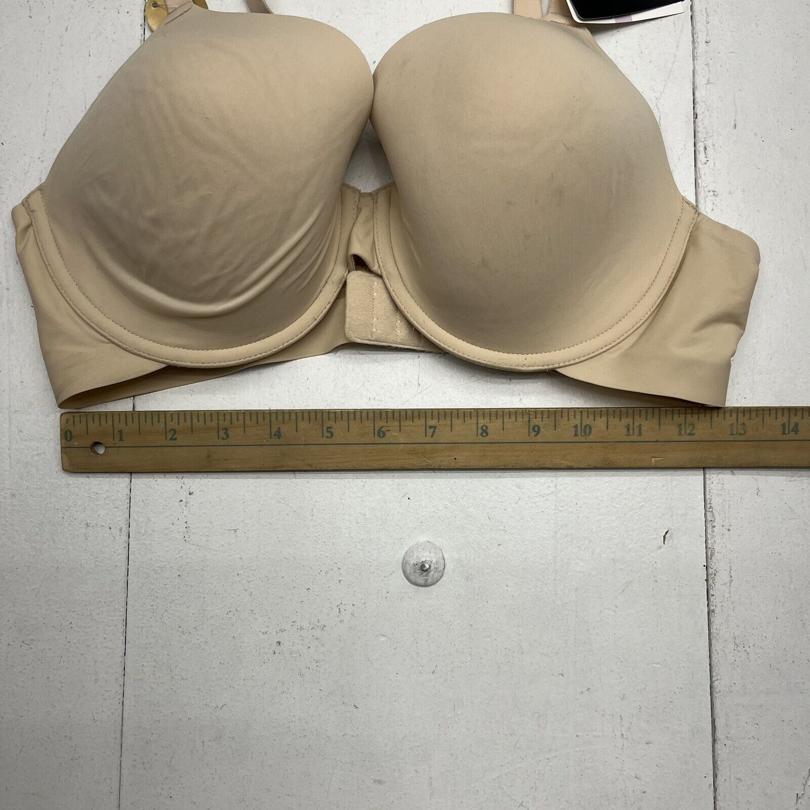 Wacoal Bra US/UK 38DDD Unlined Solid Beige Underwire Preowned *Bundle to  Save