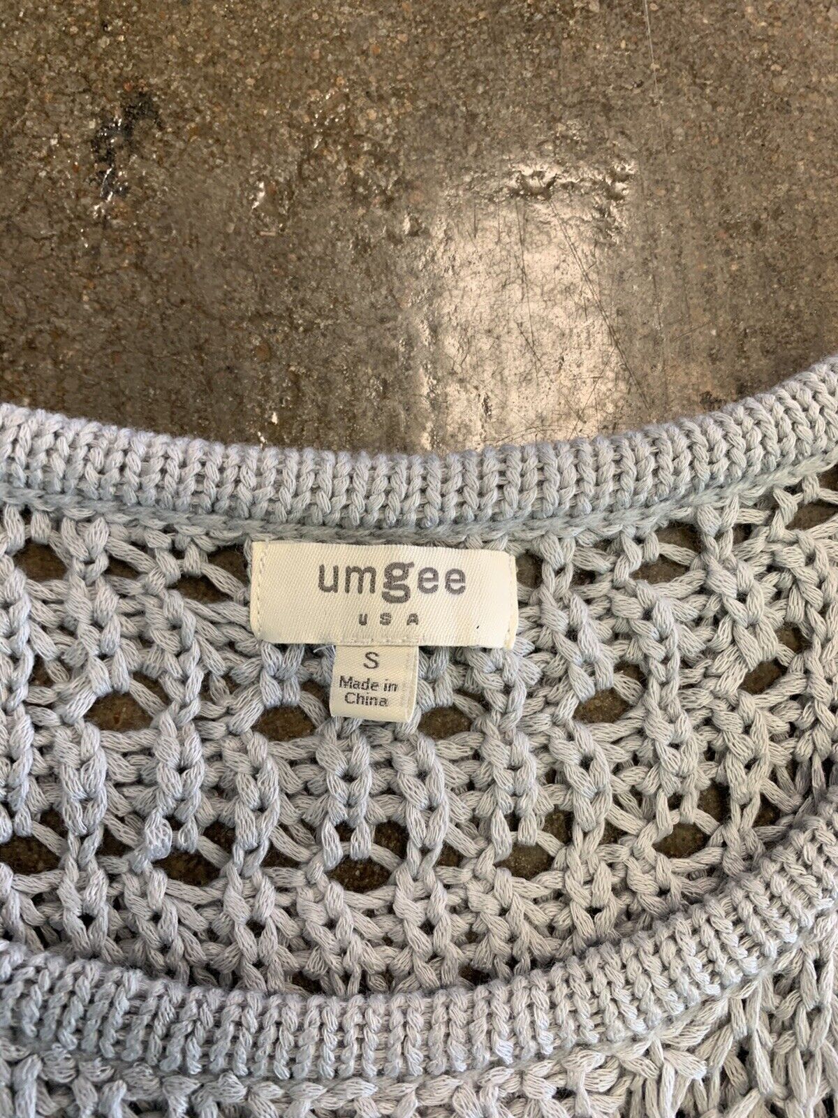 Crochet Open Knit Sweater