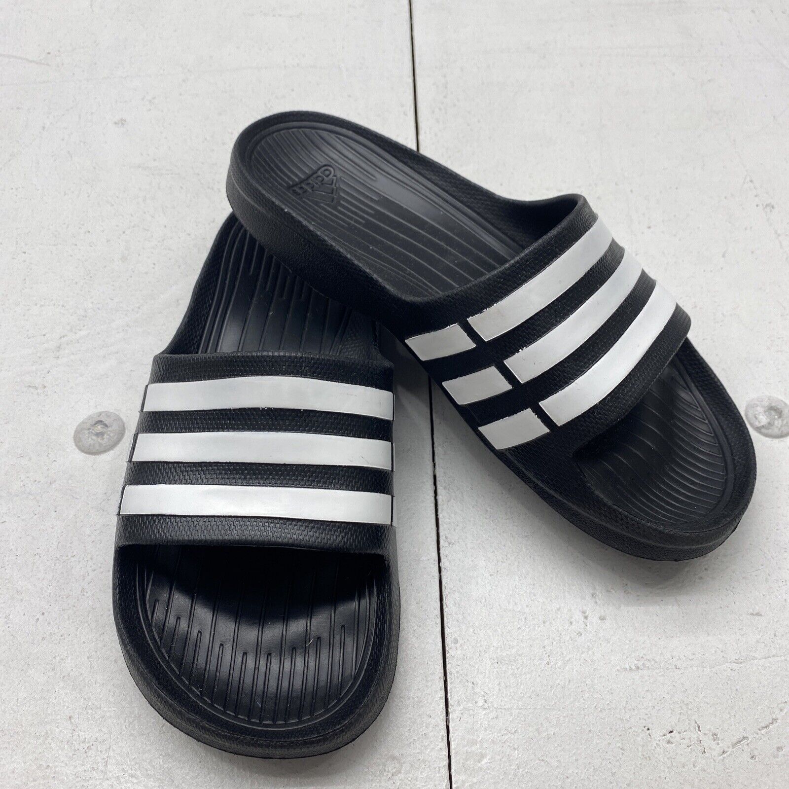 Adilette sandals Adidas Black size 11 US in Rubber - 40485236