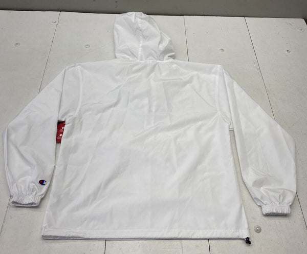 White on sale champion windbreaker