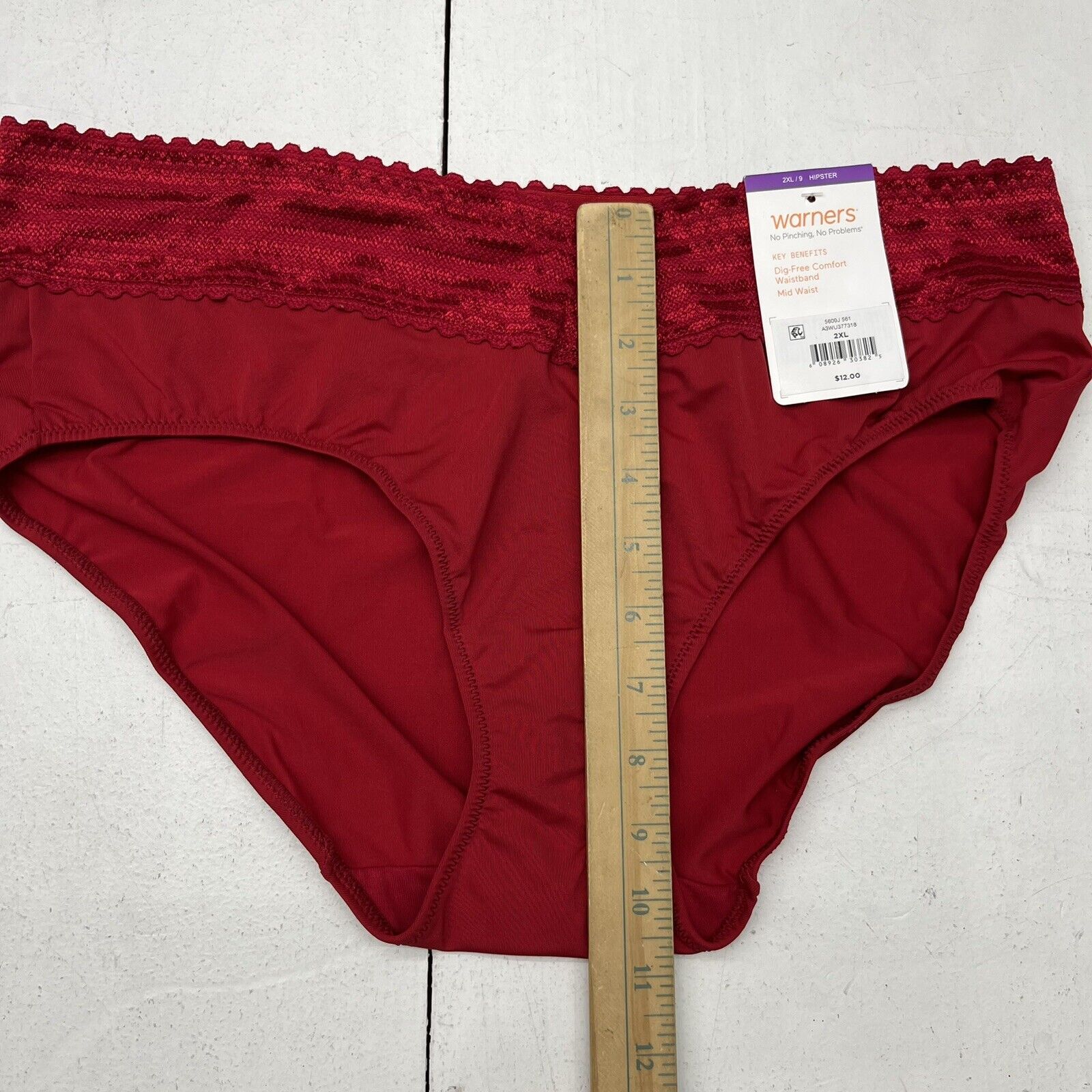 Women's Red Hipster Panties