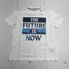 Old Navy The Future Is Now White Short Sleeve T Shirt Youth Boys Medium New