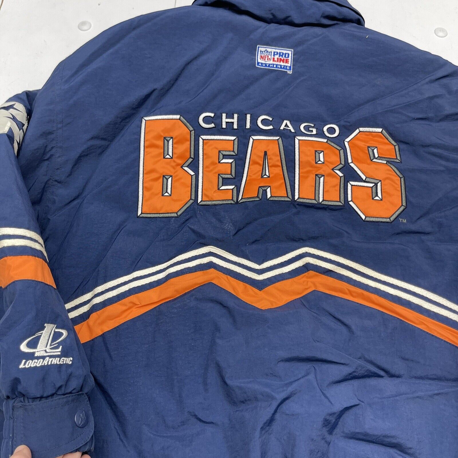 : Ultra Game NFL Chicago Bears Mens Full Zip Puffer