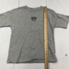 Gap Gray Graphic Print Short Sleeve T-Shirt Boys Size Large