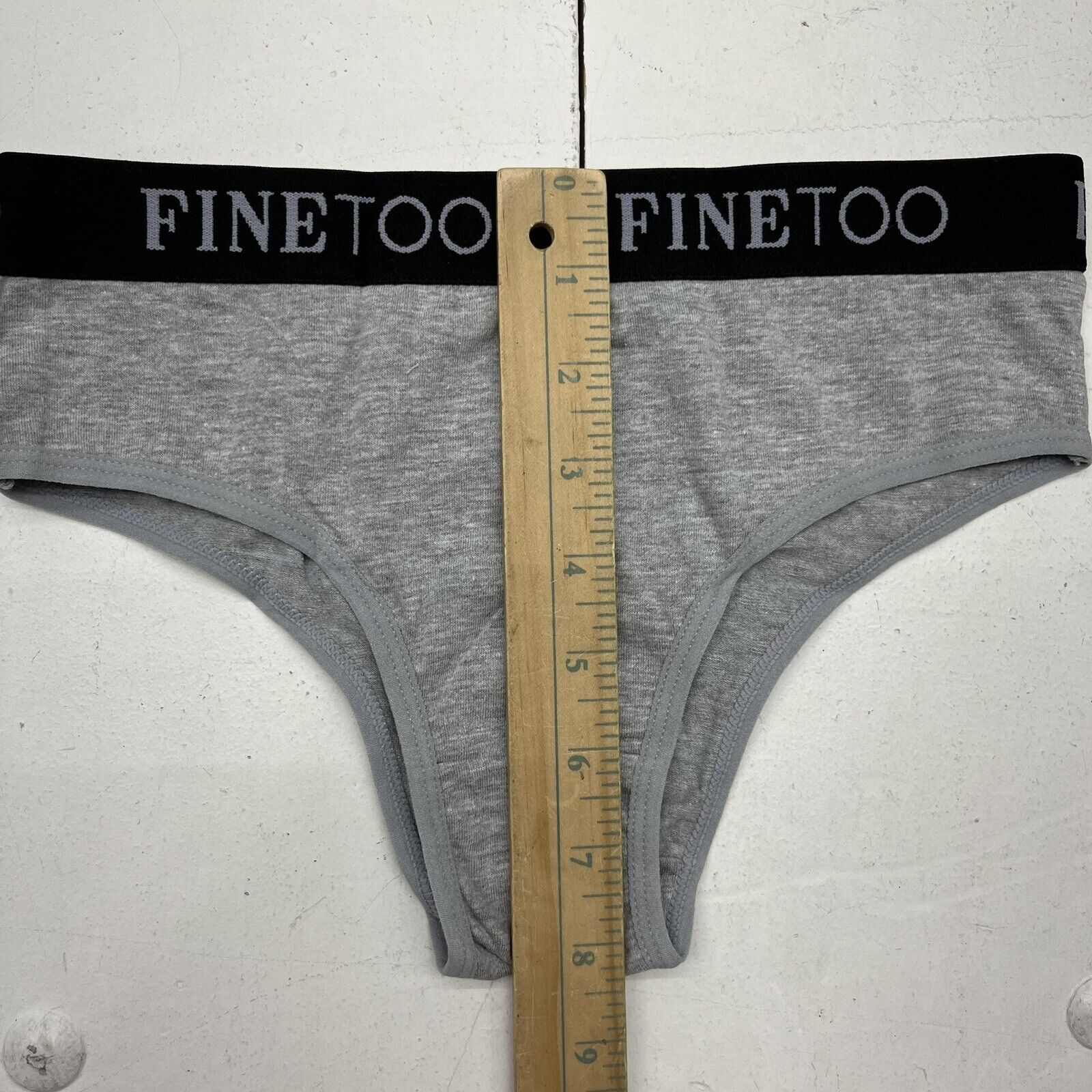 Finetoo 3 Pack Black/Blue/Gray Panties Women's Size Medium NEW