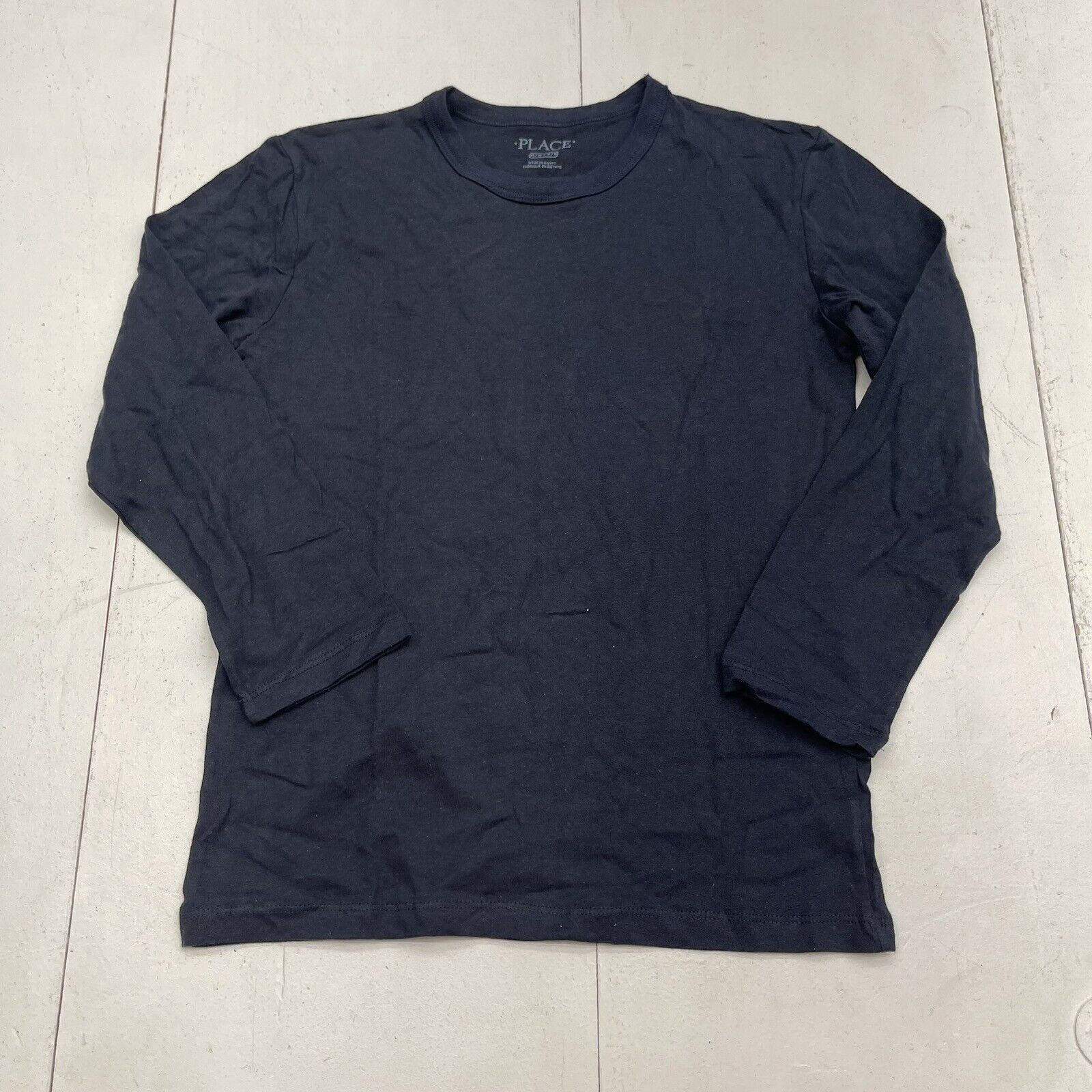 The Children’s Place Navy Blue Long Sleeve T Shirt Youth Boys Medium