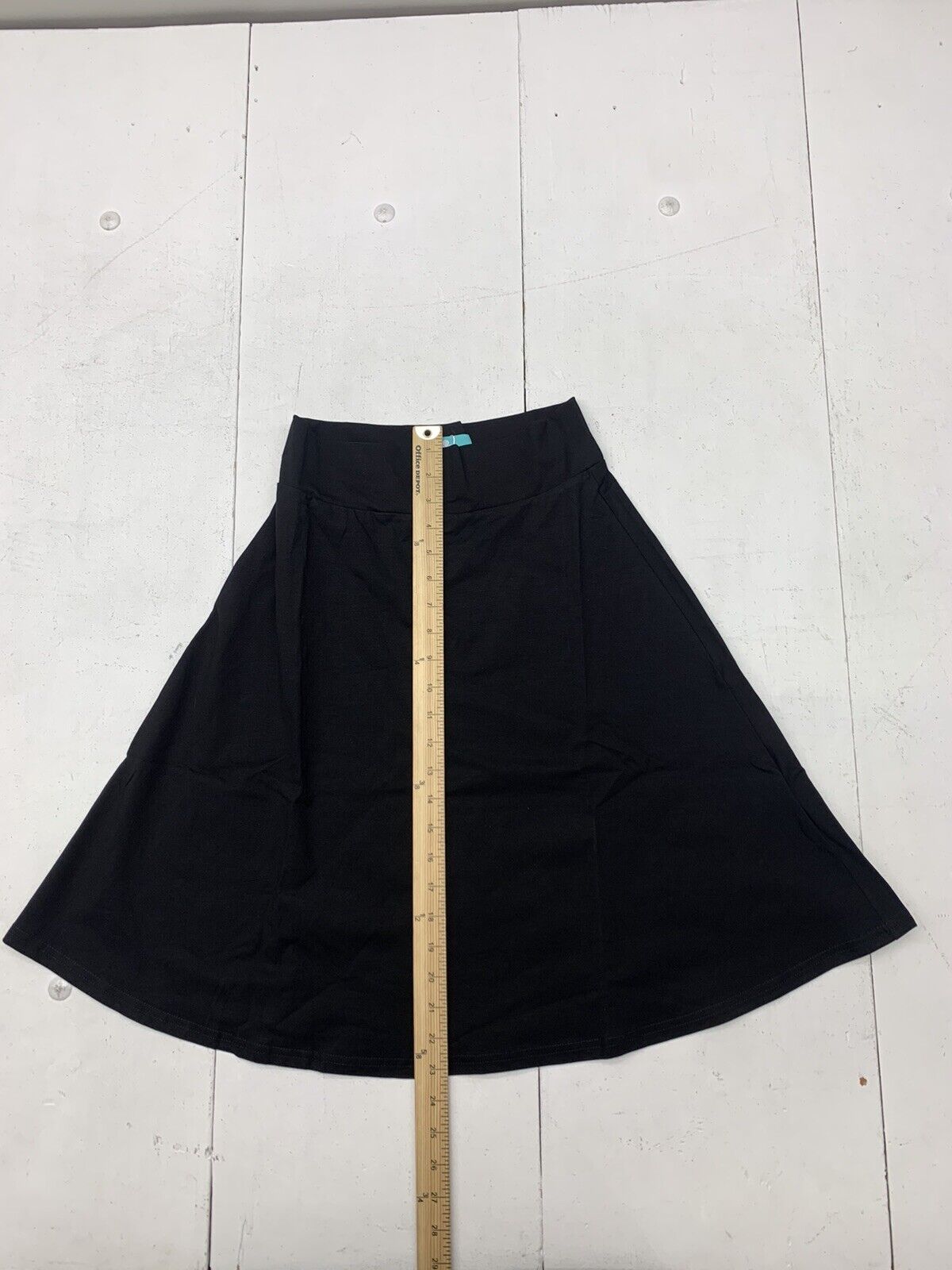 Womens Black Flare Skirt