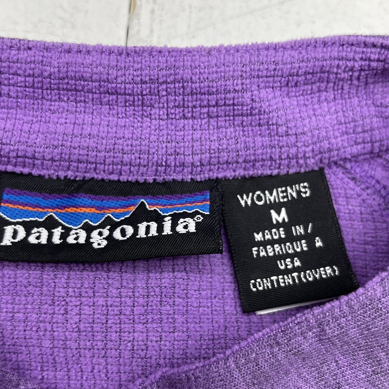 Patagonia Purple Half Zip Jacket Womens Size Medium - beyond exchange