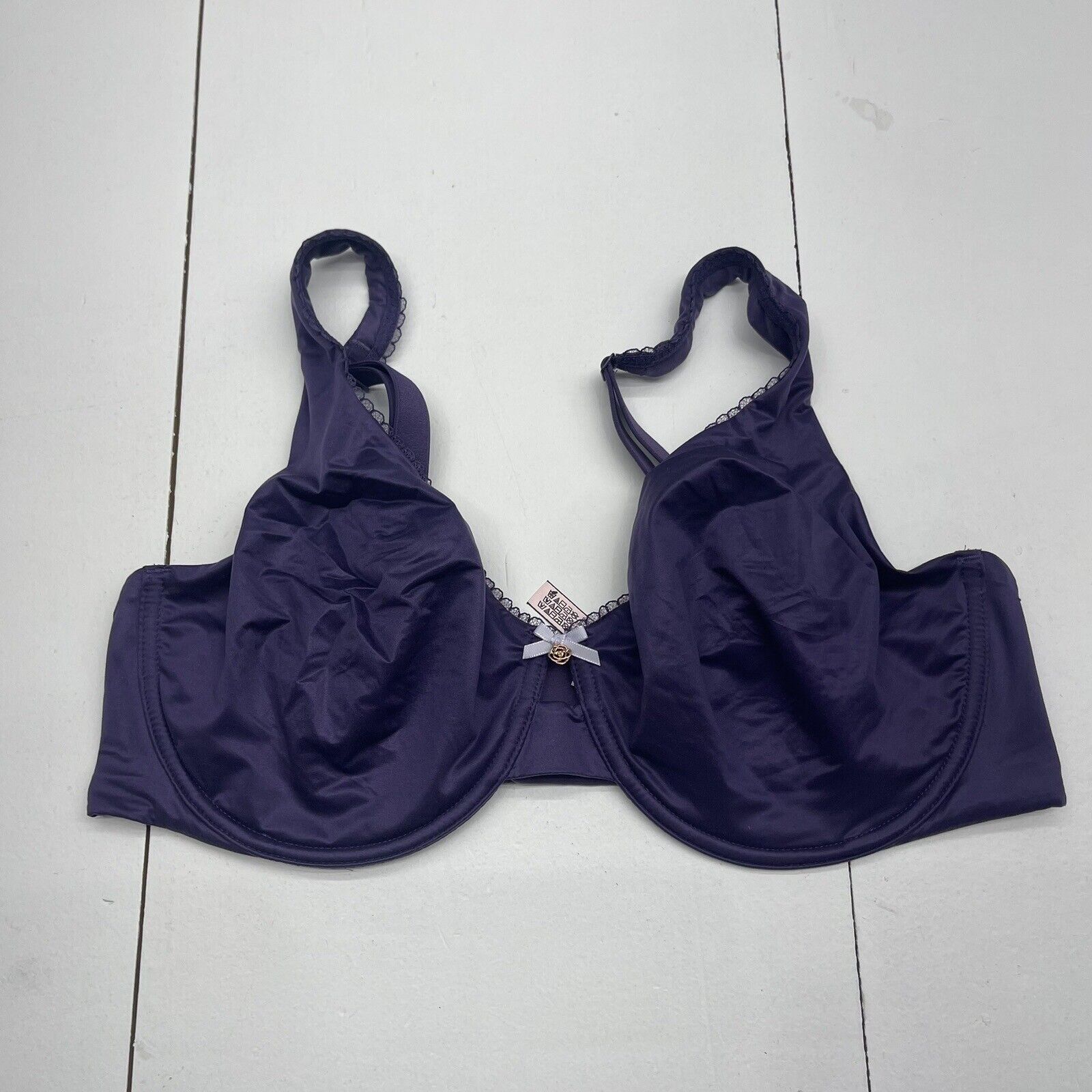 38D Victoria's Secret Body By Victoria Purple Underwire Racerback