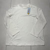 Cat &amp; Jack White Husky Fit Long Sleeve T-Shirt Boys Size XL NEW