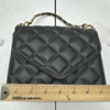 Black Quilted Crossbody Purse Square Bag Chain Strap