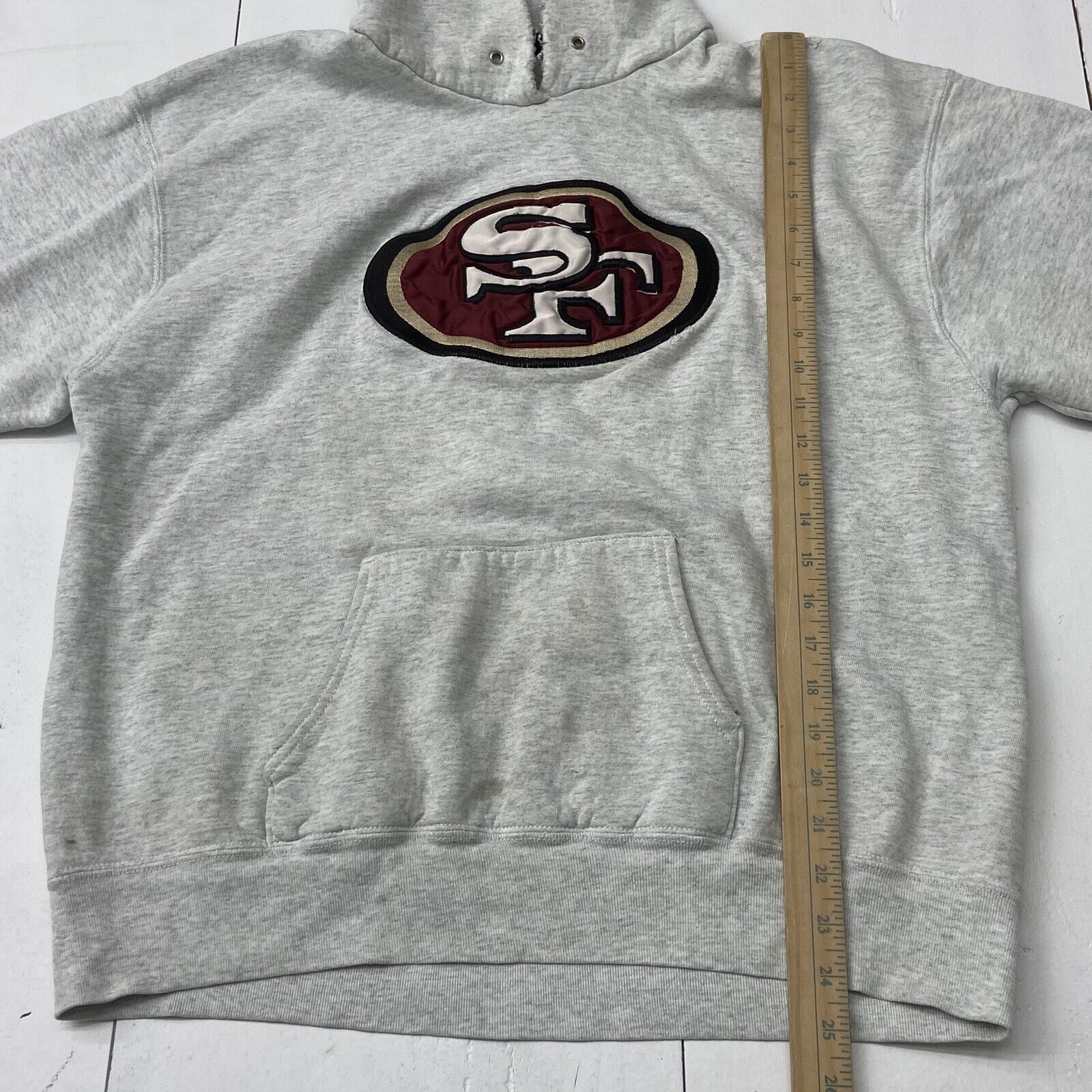 Vintage Legends San Francisco 49ers NFL Gray Hoodie Sweatshirt