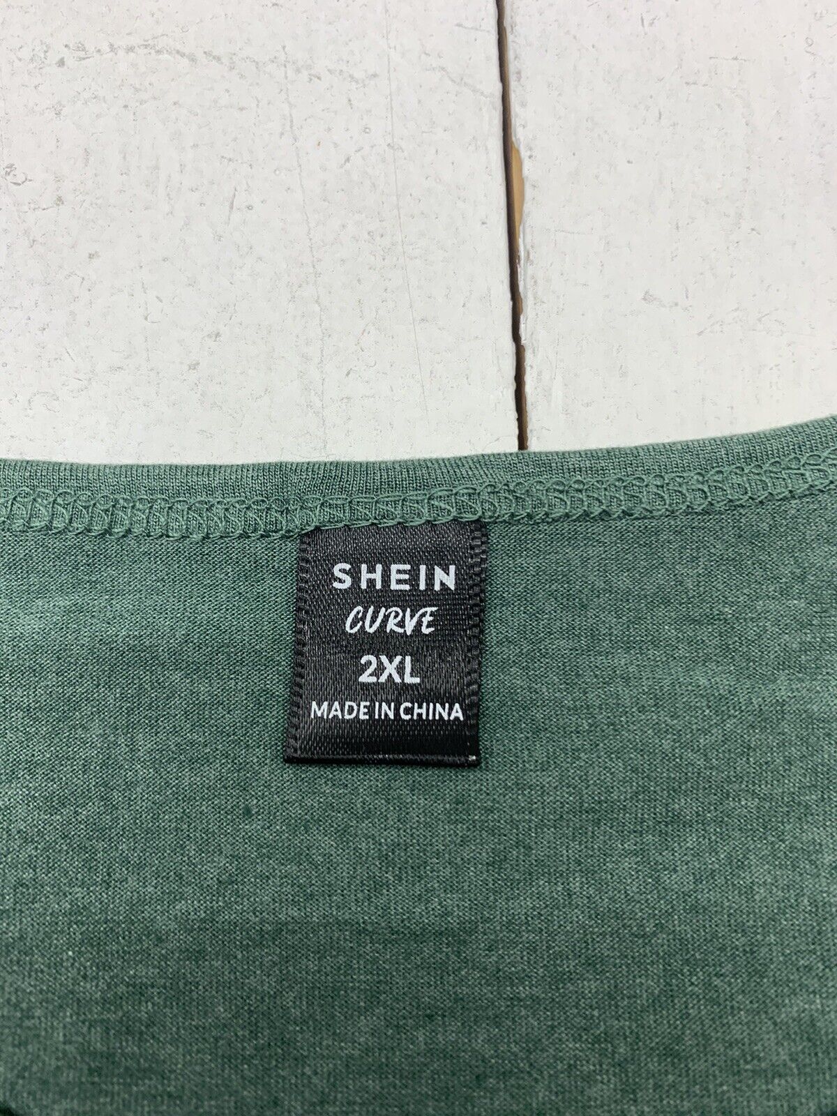 Shein Curve Womens Green Long Sleeve Shirt Size 2XL - beyond exchange