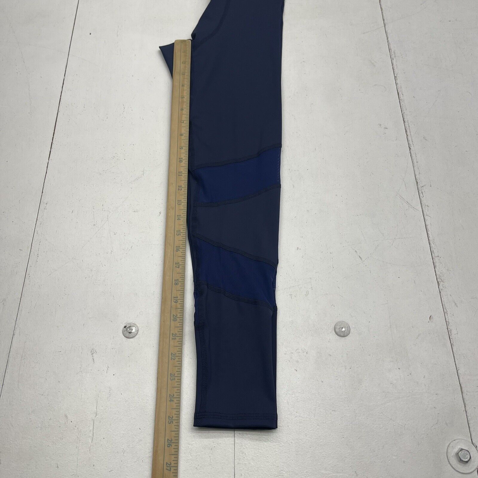 Alphalete Navy Blue Seamless Cinched Legging Women's Size XS
