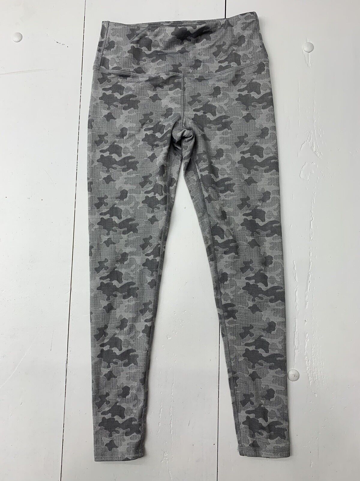 Kyodan Womens Grey Camouflage Athletic Leggings Size Small