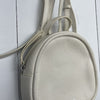 Coccinelle Agnese Ivory Leather Backpack Purse