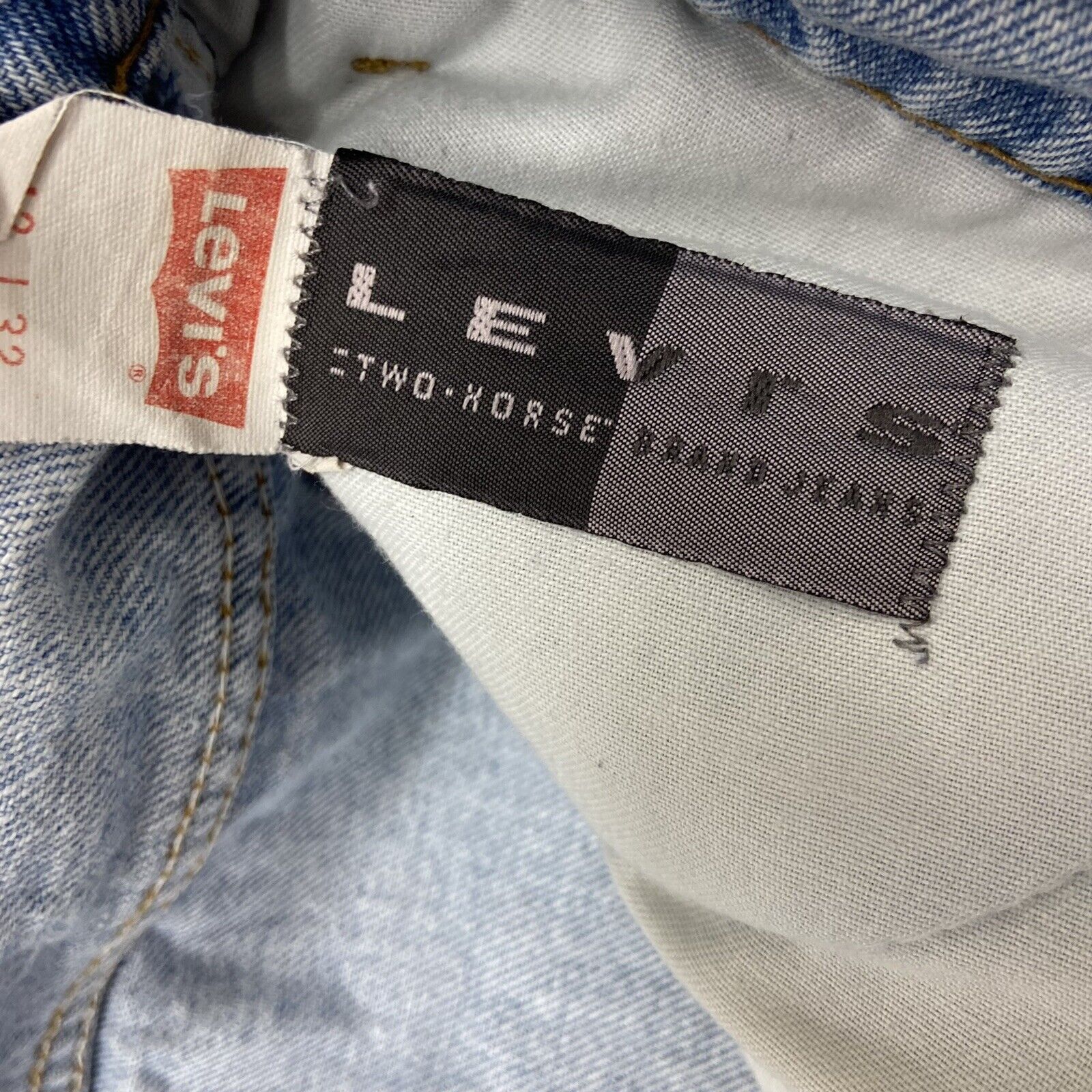 Vintage Levi's Blue Denim Jeans Leather Tag Men Size 42 X 32 Made In U -  beyond exchange