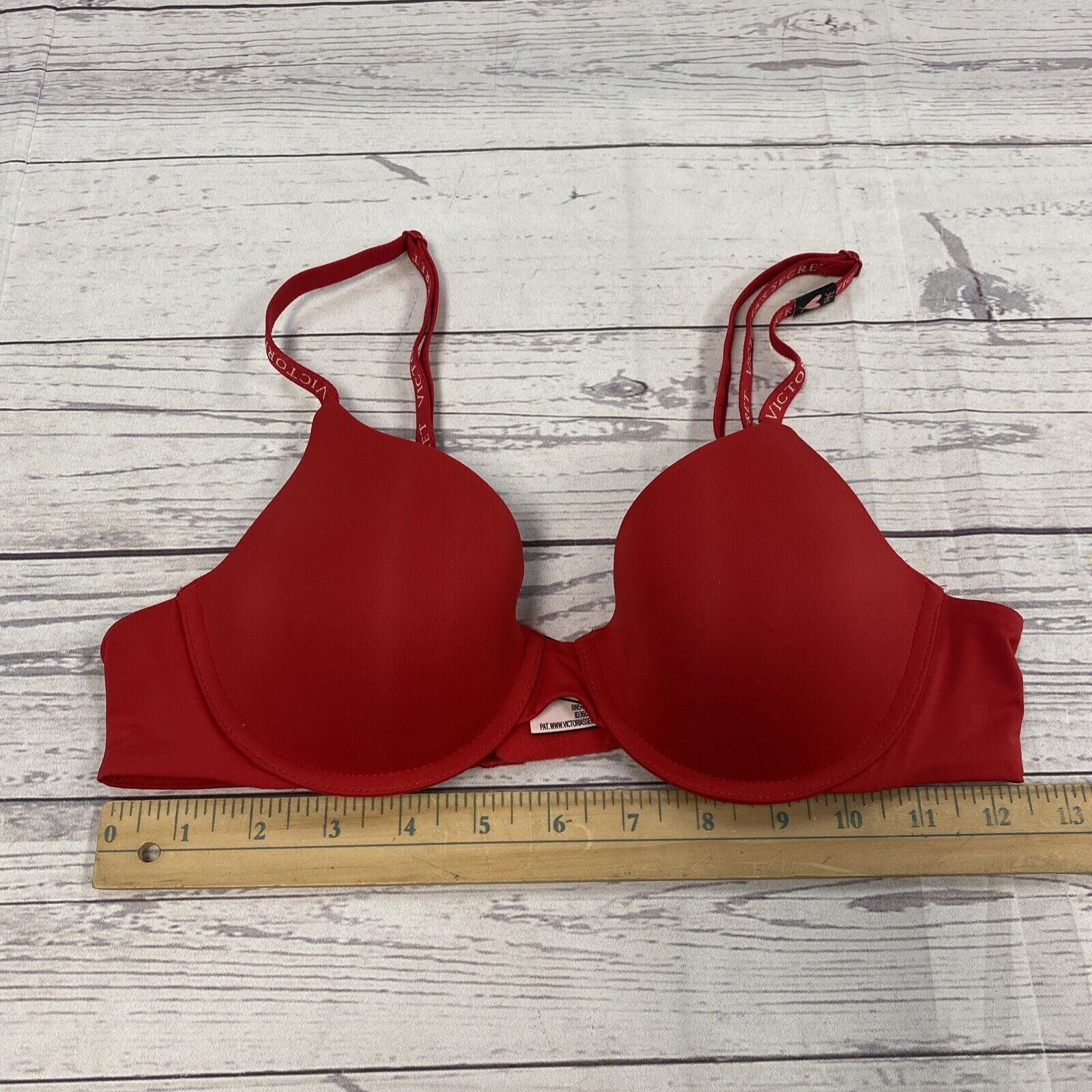 Victoria's Secret T-Shirt Lightly Lined Demi Bra Red Size 34B NWT - beyond  exchange