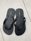 Old Navy Unisex Kids Black Flipflops Size 3-4 Youth