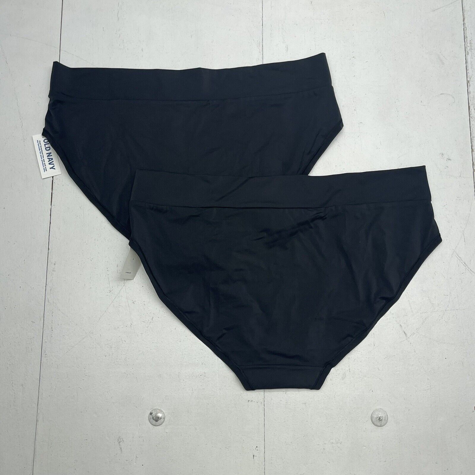 Old Navy Black Maternity No Show Low Rise Bikini Underwear 2 Pack