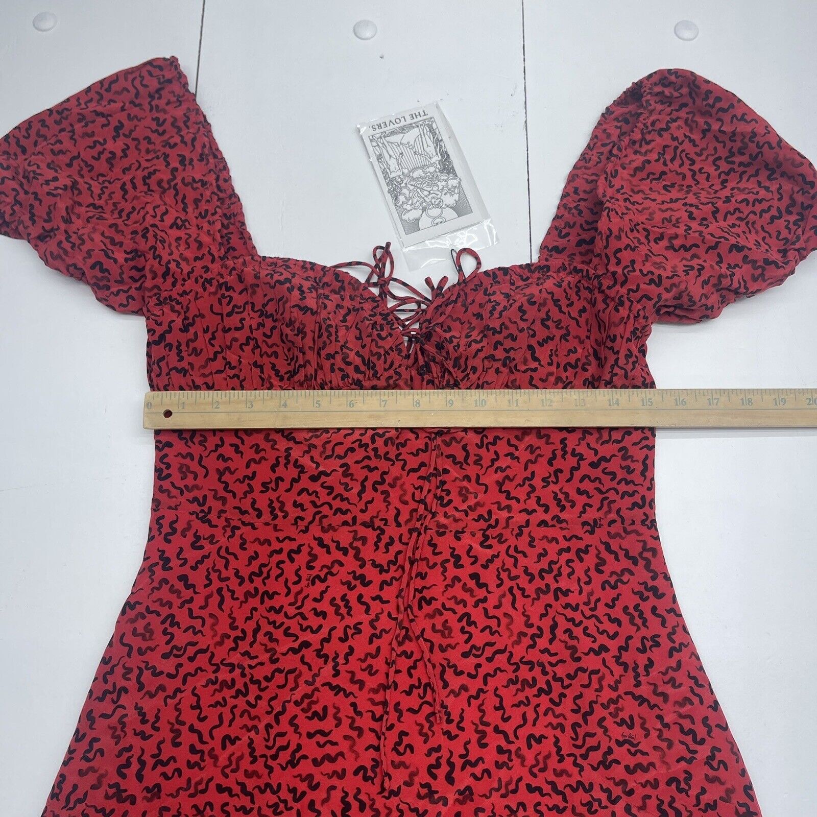 Women's Tiered Fringe Mini Dress - Red, Size Xs by Venus