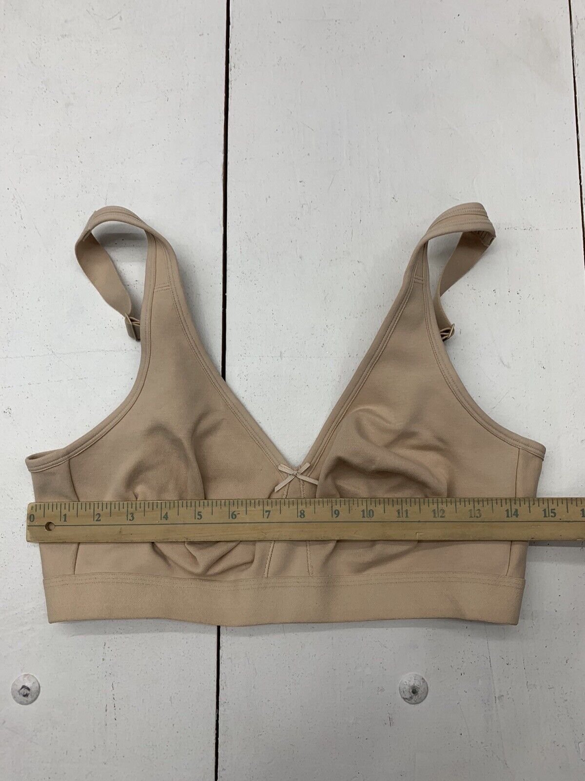 Girl's FRUIT OF THE LOOM Seamless Push Up Bra Beige Tan Size 38
