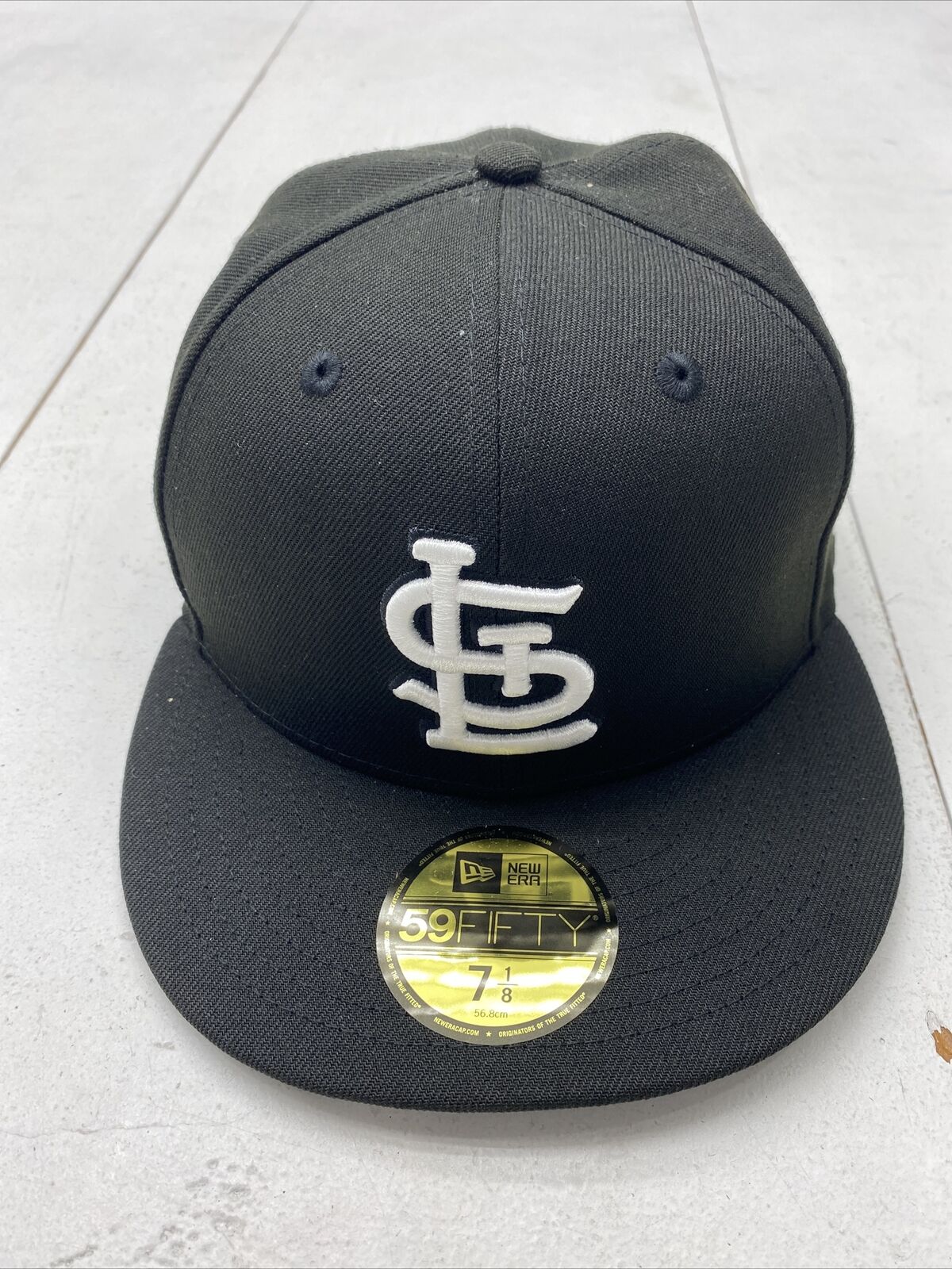 St Louis Cardinals New Era Blue Ball Cap Hat Fitted 7 1/4 Baseball