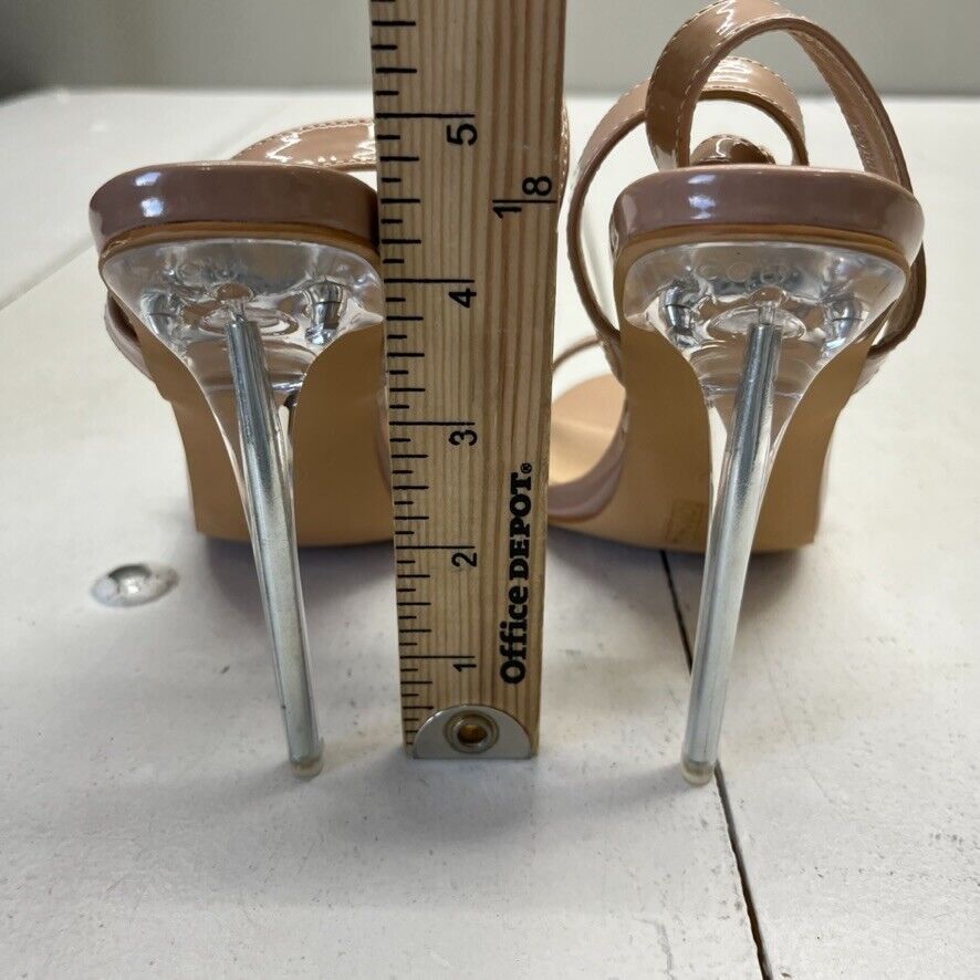 NEW CAPARROS Glitz Silver Dress High Heels Size 10 Open Toe Shoes Sling  Sandals | eBay