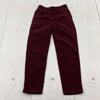 Old Navy Burgundy Fleece Sweatpants Boys Size Medium (8)