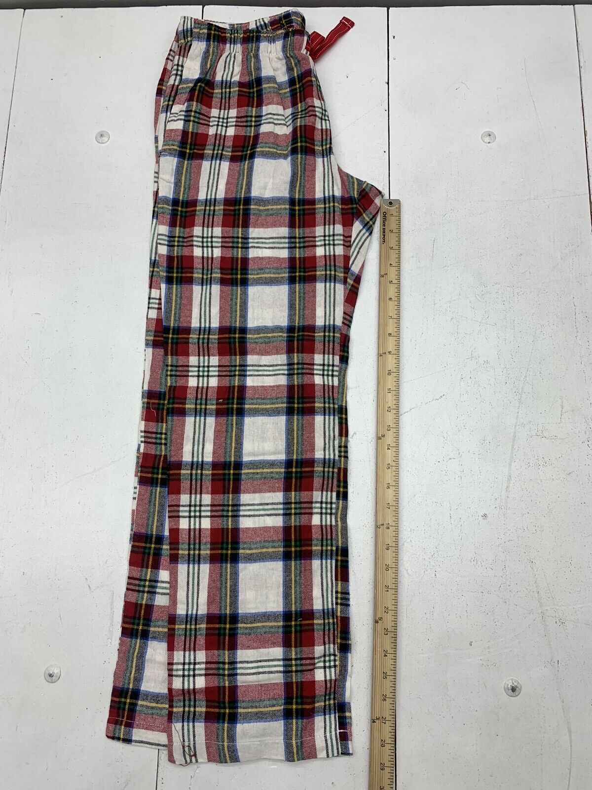 Old Navy Womens Red Plaid Pajama Pants Size Small