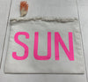 Sundry Clutch White Tassel Pink Spell Out Of Sun Shine