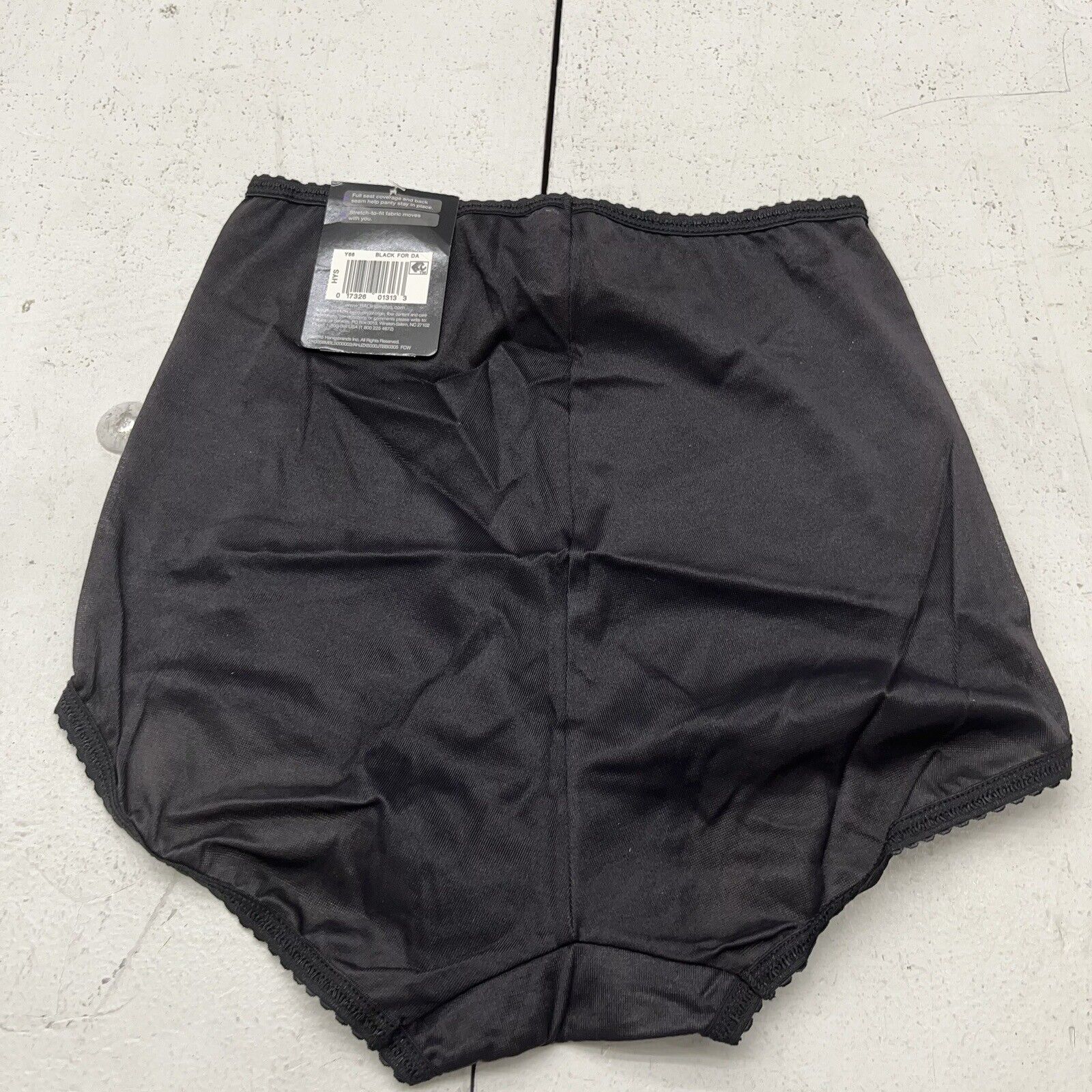 Bali Skimp Skamp Stretch Panties, Black, 5 - Nylon 